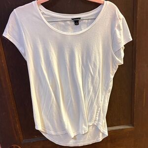 Ann Taylor Women's White Short Sleeve Tee